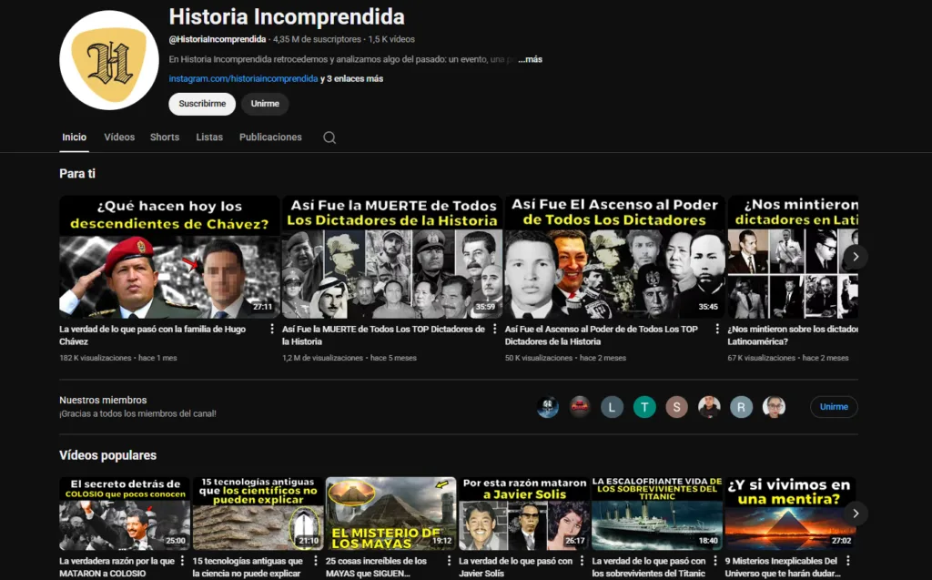 Resultado real de canal de youtube con el metodo monetizatube