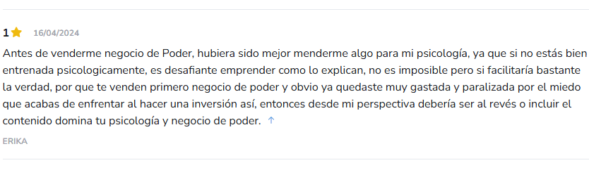 Opinion de alumno