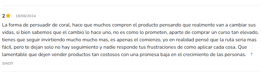 Opinion de alumno