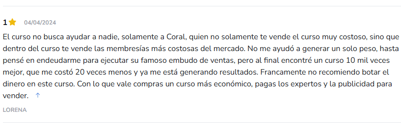 Opinion de alumno