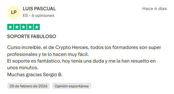 Valoraciones en Trustpilot