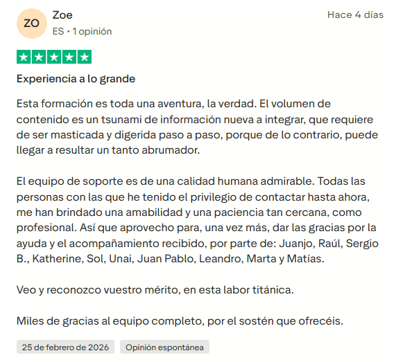 Valoraciones en Trustpilot