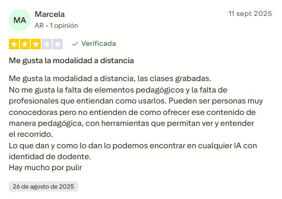Valoraciones en Trustpilot