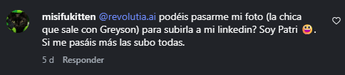 Testimonio en Instagram sobre el evento gratuito de Revolutia IA