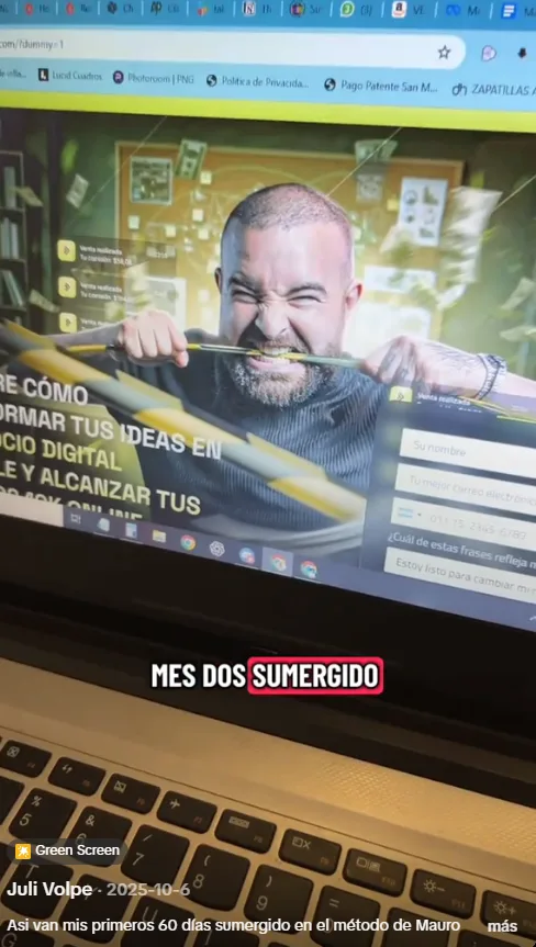 Video de TikTok sobre opinion de alumno de Mauro Stendel